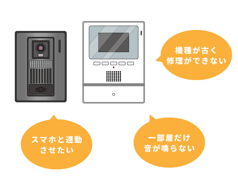 マンションの一室だけインターホンの交換はできる？